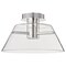 Nuvo Edmond, 17 Inch LED Semi Flush, Polished Nickel with Clear Glass 62/2054 - alternate 4